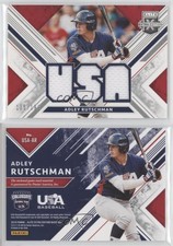 2019 Elite Extra Edition USA National Team Materials Black /199 Adley Rutschman