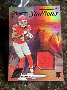 2023 Panini Zenith Rookie Stallions Patch #RS-RRE Rashee Rice (RC) - Picture 1 of 2