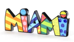 Estatuilla decoración mesa Romero Britto MIAMI ** NUEVA ** - Imagen 1 de 1