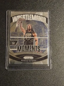2024 Panini Prizm WWE #27 Roman Reigns WrestleMania Moments - Picture 1 of 2