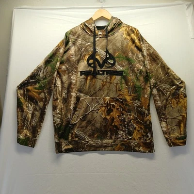 REALTREE BUCKHORN CAMO HUNTING SWEATSHIRT SIZE XL - Image 1 of 4