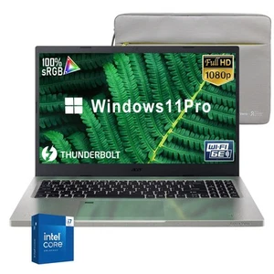 Acer Aspire Vero Eco-Friendly Slim Laptop, 15.6" FHD IPS 100% sRGB Display, - Picture 1 of 8
