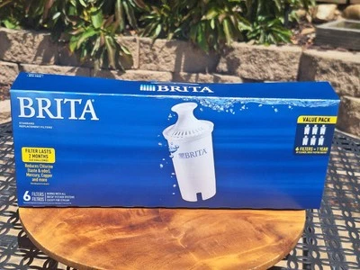 Genuine Brita Water Pitcher Standard Replacement Filters 5 Pack Sealed Open Box - Image 1 of 4