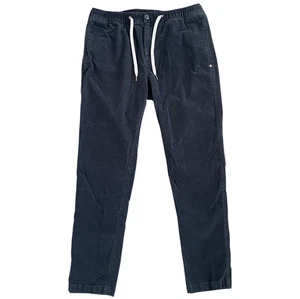 Vuori Optimist Mens LARGE Charcoal Corduroy Jogger Drawstring Casual Pants 32x29 - Picture 1 of 10