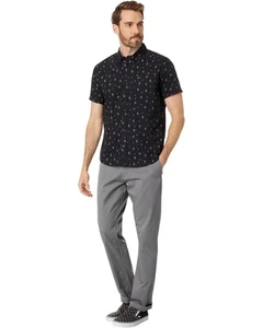 RVCA Men Weekend Flat Front Stretch Straight Fit Pant Smoke grey gray 28x31 NWT - Picture 1 of 9