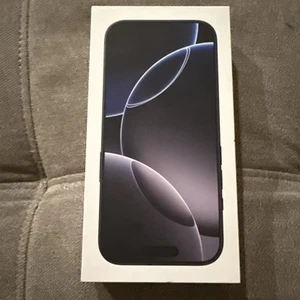Apple iPhone 16 Pro EMPTY BOX ONLY BLACK Titanium 256gb - Zdjęcie 1 z 3