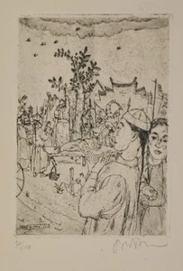 Erich Büttner/ Radierung /handsigniert / 150 Exemplare - Picture 1 of 3