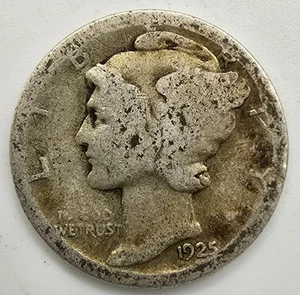 1925 S Mercury Dime AG/G You Grade It! 90% Silver Type Coin Free ship! - Picture 1 of 4