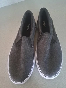 Goodfellow & Co Mens Gabe Casual Canvas Fashion Slip On Sneakers Gray Size 10 - Picture 1 of 3
