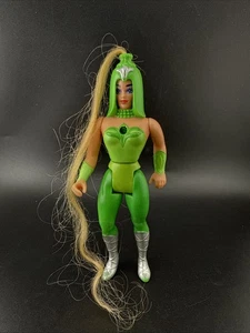 Figura de acción She-Ra Princess of Power Double Trouble MOTU 1985 de colección con cabello - Imagen 1 de 12