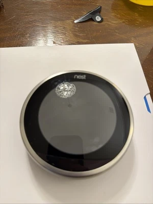 Nest Learning Thermostat - 3rd Generation Stainless Steel  - Image 1 of 4