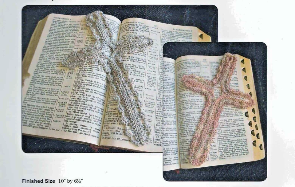 BEAUTIFUL LACE CROSS to KNIT by HEARTSTRINGS FIBERARTS - Image 1 of 1