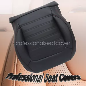 Driver Bottom Perforated Leather Cover Black For 2011-2018 Volkswagen Jetta GLI - Picture 1 of 15