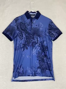 RAR Greyson Performance Stretch Golf Polo Shirt Wolf Deer Print Gr. Small - Bild 1 von 9