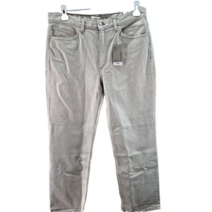Mango Matilda Straight Jeans Mid-rise, Size UK 16, W36 L31 Off White, RRP £35.99 - Picture 1 of 19