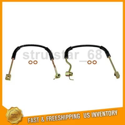 2 Front Brake Line Brake Hose Fits Ford Bronco II 2.9L - Изображение 1 из 4