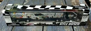 Nascar Authentics Kyle Bush M&M's/Skittles Zombie Tractor Trailer 1:64 Scale - Picture 1 of 11