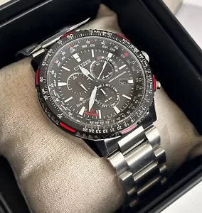 Brand New! Citizen Promaster Sky Watch Eco-Drive CB5001-57E Black Dial Silver - Picture 1 of 7