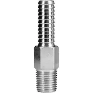 Válvula antisifón de aluminio Moeller Marine 33801-10 1/4" MNPT x 3/8" barra - Imagen 1 de 1