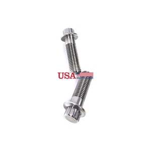 Stainless steel front brake caliper bolts For Harley Softail Touring Dyna 02-23 - Picture 1 of 9