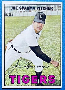 1967 Topps Baseball #13 Joe Sparma Detroit Tigers ⚾️ Ottime condizioni - Foto 1 di 4