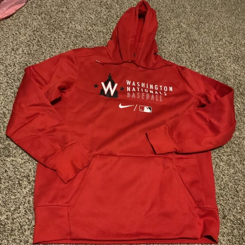 Washington Nationals Nike Hoodie Used Men’s Size: Large #27 Mercer Red/White Cover