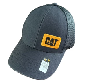 Caterpillar CAT Equipment Dark Gray Overload Asymmetrical Snapback Mesh Cap/Hat - Picture 1 of 2