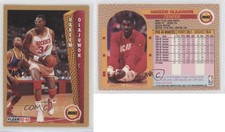 1992-93 Fleer Rising Stars Magazine Sheet Singles Hakeem Olajuwon HOF