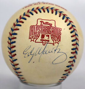  Edgar Martinez Single Signed Baseball 8 (96 AS Ball, PSA sticker) 677429 