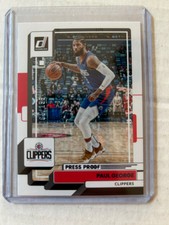 2022-23 Panini Donruss PRESS PROOF PURPLE 061/199 #122 Paul George