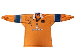 2000 Australia Wallabies Rugby Union Long-Sleeve Cotton Football Jersey - Large - Bild 1 von 10