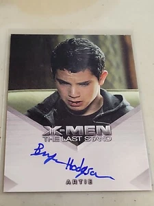 2006 X-MEN the last stand Autograph  BRYCE HODGSON as ARTIE - Picture 1 of 2