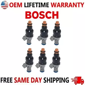 6x OEM BOSCH Fuel Injectors Ford Ranger Mercury Sable 3.0L V6 4.9L l6 E67E-B4B - Foto 1 di 6