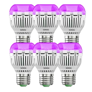 SANSI UV Bulb 7W Glow in the Dark LED Blacklight Bulb Neon Ultraviolet Efficient - Picture 1 of 15