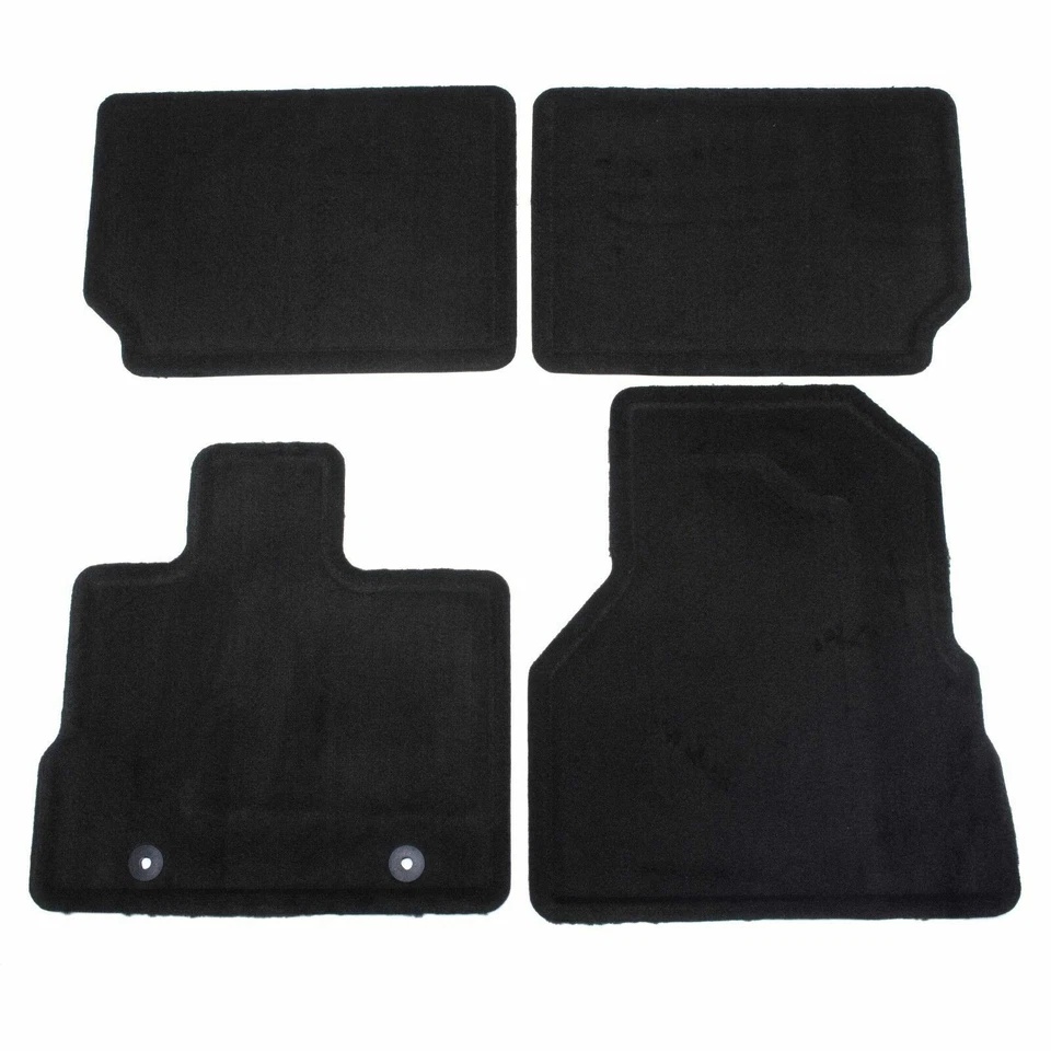2010-2017 Equinox Terrain Front & Rear Carpet Floor Mats 22783017 Black OEM GM - Image 1 of 1
