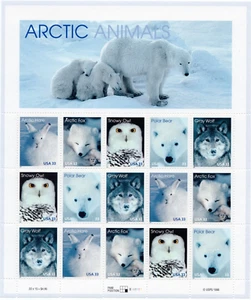 Scott #3292a (3288-3292) Arctic Animals Full Sheet of 15 Stamps - MNH - Picture 1 of 1