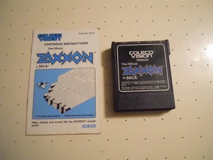 Zaxxon By Sega ( Colecovision, 1982 ) Game Cartridge and Manual - Tested/Working - Picture 1 of 7