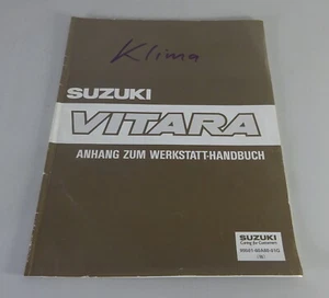 Manual De Taller Suplemento Suzuki Vitara SE 418 / SV 420 De 05/1993 - Imagen 1 de 1