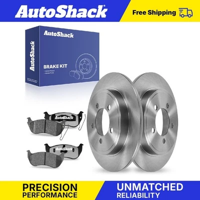 Rear Brake Rotors Ceramic Pads for Ford Explorer Sport Trac 4.0L 4.6L V6 - Image 1 of 4