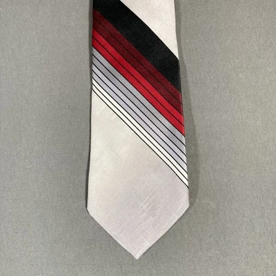 Leonardo Neck Tie Classy VTG Polyester Striped - Image 1 of 4
