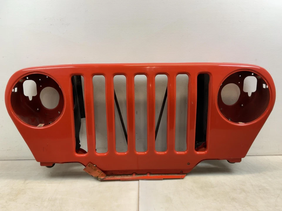 Jeep TJ Wrangler OEM Front Grille Shell Impact Orange PV5 1998 1999-2006 064243 - Image 1 of 4