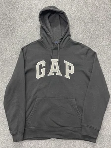 Sudadera con Capucha Gap Grande Bordada Logo Negra Y2K Streetwear Hype Para Hombre Talla Pequeña - Imagen 1 de 12