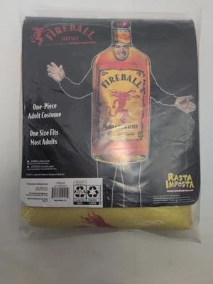 Disfraz Bola de Fuego Botella de Whisky 1 pieza Adulto Talla S-XL Fiesta Halloween Dressup Foto 1 de 4