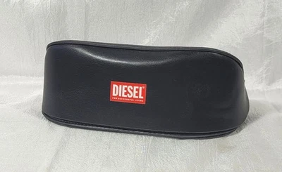 Diesel Black w/ Red Logo Soft Clamshell Eyeglasses Sunglasses Case - Image 1 of 4