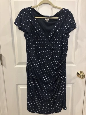 Vestido Anne Klein lunares talla 12 Foto 1 de 4