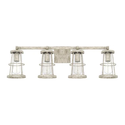 Capital Lighting 127441 Mystic Sand Beaufort 4 luces 31" W luz tocador baño Foto 1 de 2