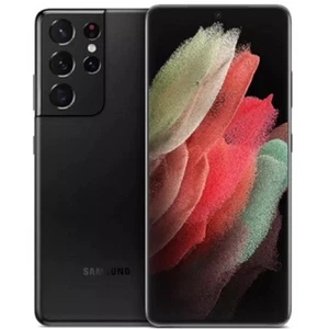 Samsung Galaxy S21 Ultra 5G 12 GB 256GB Smartphone Unlocked Black SM-G998U - Picture 1 of 2