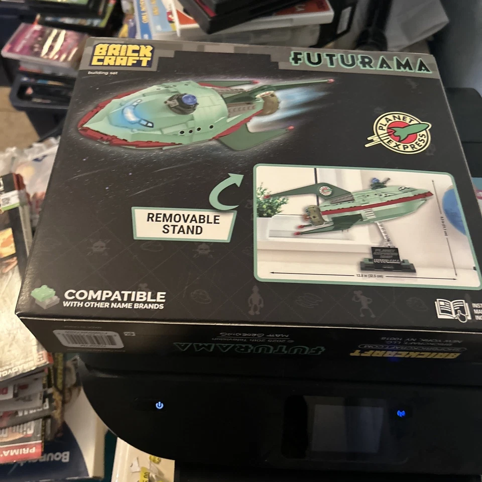 Brickcraft Futurama Planet Express Ship Building Block Set #72200 NEW - Image 1 of 3