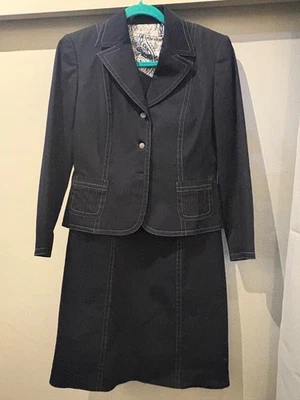 Traje de vestir Tahari talla 6 - color azul marino/denim Foto 1 de 3