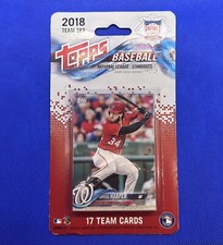 2018 Topps Baseball Team Set Washington Nationals MLB National League Standouts 